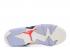 Air Jordan 6 Retro Gs Tinker Hatfield Branco Cinza Vermelho 384665-104