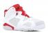 Air Jordan 6 Retro Ps Alternate Platinum Pure White Gym Rood 384666-113