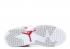 Air Jordan 6 Retro Ps Alternate Platinum Pure White Gym Rojo 384666-113