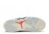 Air Jordan 6 Retro Ps Tinker สีขาวสีเทาสีแดง 384666-104