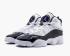 Air Jordan 6 Rings GS Blanco Negro Zapatos de baloncesto 323419-104