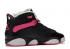 Air Jordan 6 Ringe Gs Sort Pink Hvid Hyper 323399-061