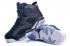 Nike Air Jordan 6 VI Retro Noir Blanc Femmes Chaussures 384664 001