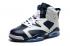 ανδρικά παπούτσια Nike Air Jordan 6 VI Retro Olympic 2012 White Navy Blue Varsity Red 384664-130