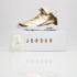 Nike Air Jordan Retro 6 Pinnacle Metallic Gold Hombres Zapatos DS 854271-730