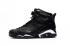 Мужские туфли Nike Air Jordan Retro VI 6 Black Cat Black White 384664-020