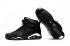 Nike Air Jordan Retro VI 6 שחור חתול שחור לבן נעלי גברים 384664-020