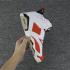 รองเท้าบาสเก็ตบอล Nike Air Jordan VI 6 Retro สีขาวสีแดง 384664-160