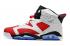 Nike Air Jordan VI 6 Retro White Carmine Black Carmine รองเท้าผู้ชาย 384664-160
