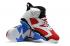 Nike Air Jordan VI 6 Retro White Carmine Black Carmine Pantofi pentru bărbați 384664-160