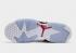 Air Jordan 6 Retro OG Carmine 2021 Blanco Negro Zapatos CT8529-106