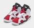 Sepatu Air Jordan 6 Retro OG Carmine 2021 Putih Hitam CT8529-106
