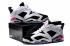 Nike Air Jordan Retro 6 Low Wit Zwart Sport Fuchsia Schoenen voor geliefden 768878 107