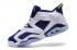 Nike Air Jordan Retro 6 VI Low Seahawks สีขาวสีเขียว Insignia Blue 304401 106