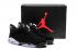 Nike Air Jordan Retro VI 6 Low Preto Metálico Prata Cromo Branco 304401 003