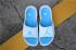 novas sandálias de tamanho masculino e feminino Air Jordan Hydro 6 BG branco céu azul 881473 107
