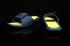 Nike Air Jordan Hydro 6 Schwarz Gelb Herren Hausschuhe Schuhe 881473-415