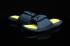 Nike Air Jordan Hydro 6 Czarne żółte męskie klapki buty 881473-415
