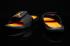 ナイキ ジョーダン ハイドロ 6 ブラック オレンジ イエロー レディース サンダル スライド スリッパ 881474-018