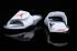 Nike Jordan Hydro 6 белые черные красные мужские тапочки Sandal Slides 820257-121