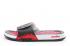 chinelos masculinos Nike Air Jordan Hydro V Retro preto fogo vermelho branco 555501-002
