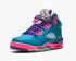 Air Jordan 5 Retro GS Teal Pink Purple Shoes 440892-307