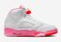 Air Jordan 5 Retro GS WNBA Beyaz Pinksicle Güvenlik Turuncu 440892-168,ayakkabı,spor ayakkabı