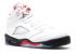 Air Jordan 5 Retro Gs Ateş Kırmızısı 2013 Beyaz Siyah 440888-100,ayakkabı,spor ayakkabı