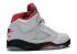 Air Jordan 5 Retro Gs Ateş Kırmızısı 2020 Metalik Siyah Beyaz Gerçek Gümüş 440888-102,ayakkabı,spor ayakkabı