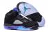 Nike Air Jordan 5 Retro Black Grape Black New Emerald Ice Herr Skor 136027 007