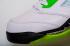 Nike Air Jordan 5 Retro Quai54 Q54 467827-105 Hvid Grøn