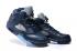 Nike Air Jordan 5 Retro V Hornets Midnight Navy Hombres Zapatos 136027 405