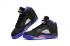 Nike Air Jordan 5 V Retro Negro Ember Glow Púrpura Zapatos unisex 440892-017