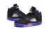 Nike Air Jordan 5 V Retro Black Ember Glow Lila Unisex Skor 440892-017