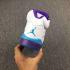 Nike Air Jordan V 5 High Retro Weiß-Lila-Blau Unisex-Schuhe