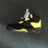 Sepatu Basket Pria Retro Nike Air Jordan V 5 Oregon PE Hitam Kuning