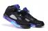 Nike Air Jordan V 5 Retro Siyah Zümrüt Siyah Üzüm 440888 007 GS,ayakkabı,spor ayakkabı