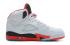 Nike Air Jordan V 5 Retro Fire Red basketbalschoenen wit zwart 440888 120