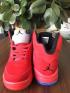 Nike Air Jordan V 5 Retro Kinder-Basketballschuhe, Chinesisches Rot, Ganz Schwarz