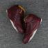 Nike Air Jordan V 5 Retro Hombres Zapatos De Baloncesto Vino Rojo Amarillo 136027-602