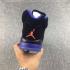 Nike Air Jordan V 5 Retro Toronto Raptors Czarne Fioletowe Buty unisex 440892-017