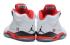 Nike Air Jordan V 5 Retro White Fire Red Black Fire Red férfi cipőt 136027-100