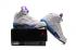 Nike Air Jordan V 5 Retro Beyaz Pueple Mavi Erkek Ayakkabı 136027 .