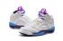 Nike Air Jordan V 5 Retro Branco Pueple Azul Homens Sapatos 136027