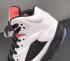 รองเท้าบาสเก็ตบอลผู้หญิง Nike Air Jordan V 5 Retro สีขาวสีดำสีแดง 136027-104
