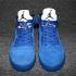 buty do koszykówki Nike Air Jordan V 5 Retro niebieskie szalejące byki 136027-401