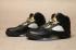 Nike Air Jordan V נעלי גברים שחור זהב 136027