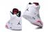 Nike Air Jordan V 5 Retro SUPREME WHITE BLACK FIRE RED SILVER 824371 101 BARU
