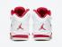 אייר ג'ורדן 5 רטרו GS קצף לבן קצף נעליים אדומות 440892-106