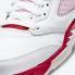 Air Jordan 5 Retro GS Branco Rosa Espuma Ginásio Vermelho Sapatos 440892-106
